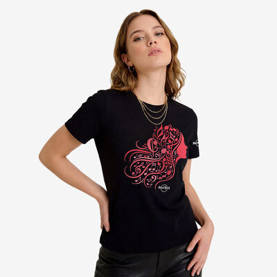 Hard Rock x Coca-Cola 2026 International Womens Month Tee in Black